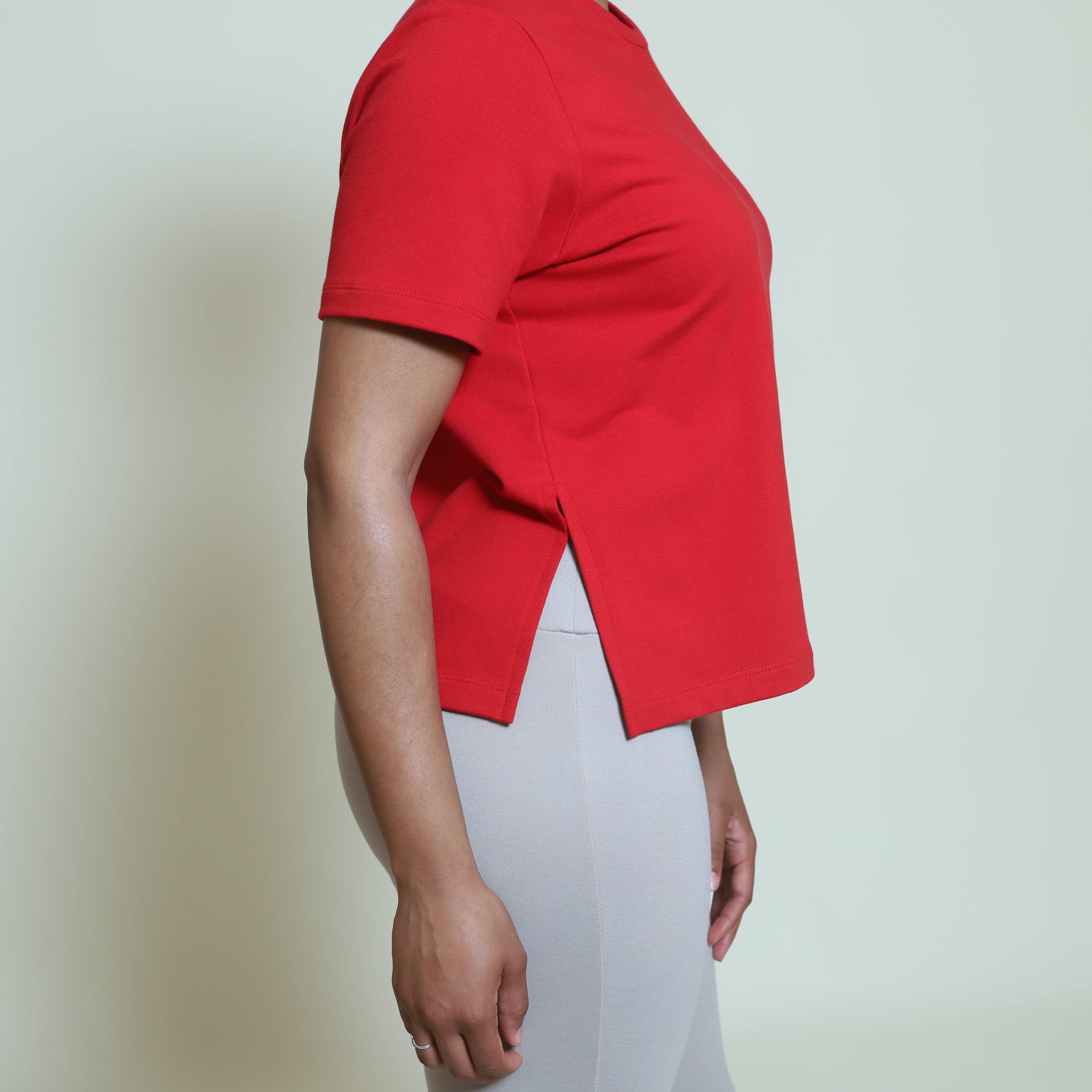 Destiny Crop Cut Out Tee