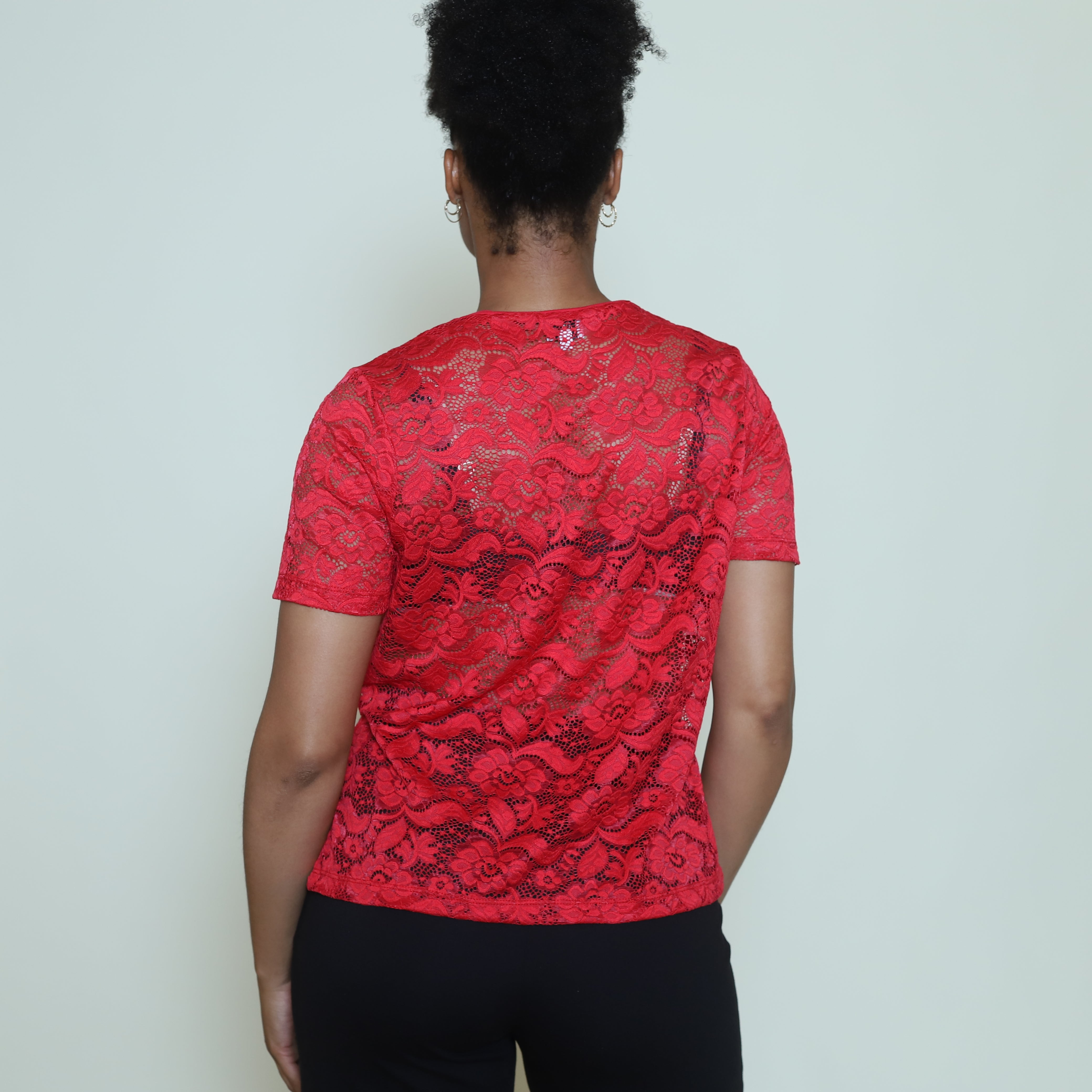 Destiny Lace Cut Out Tee