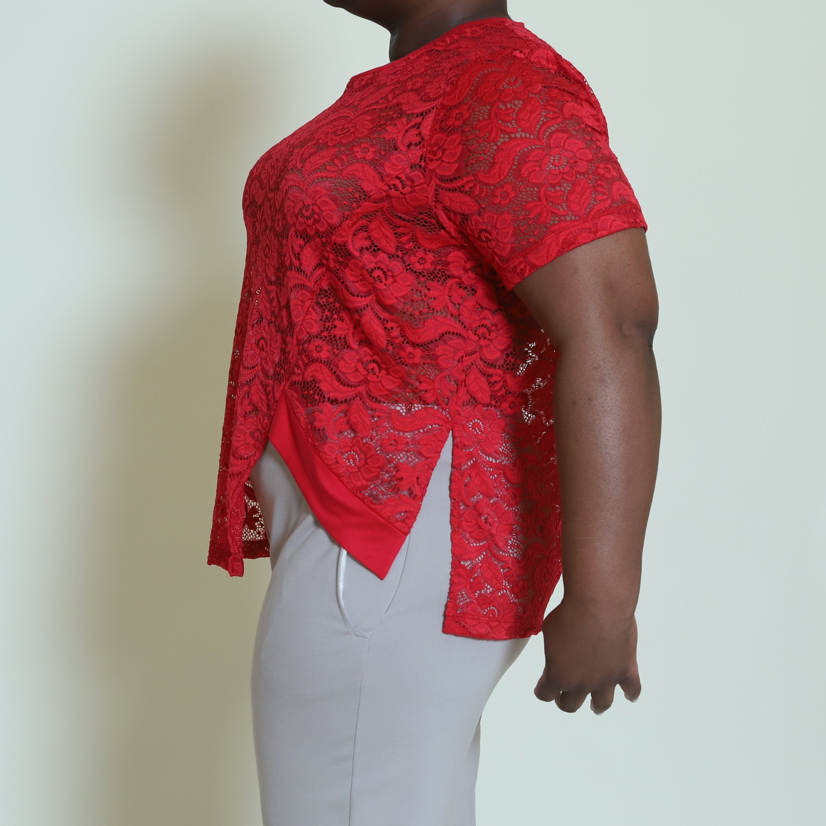 Destiny Classic Lace Tee (Plus Size)