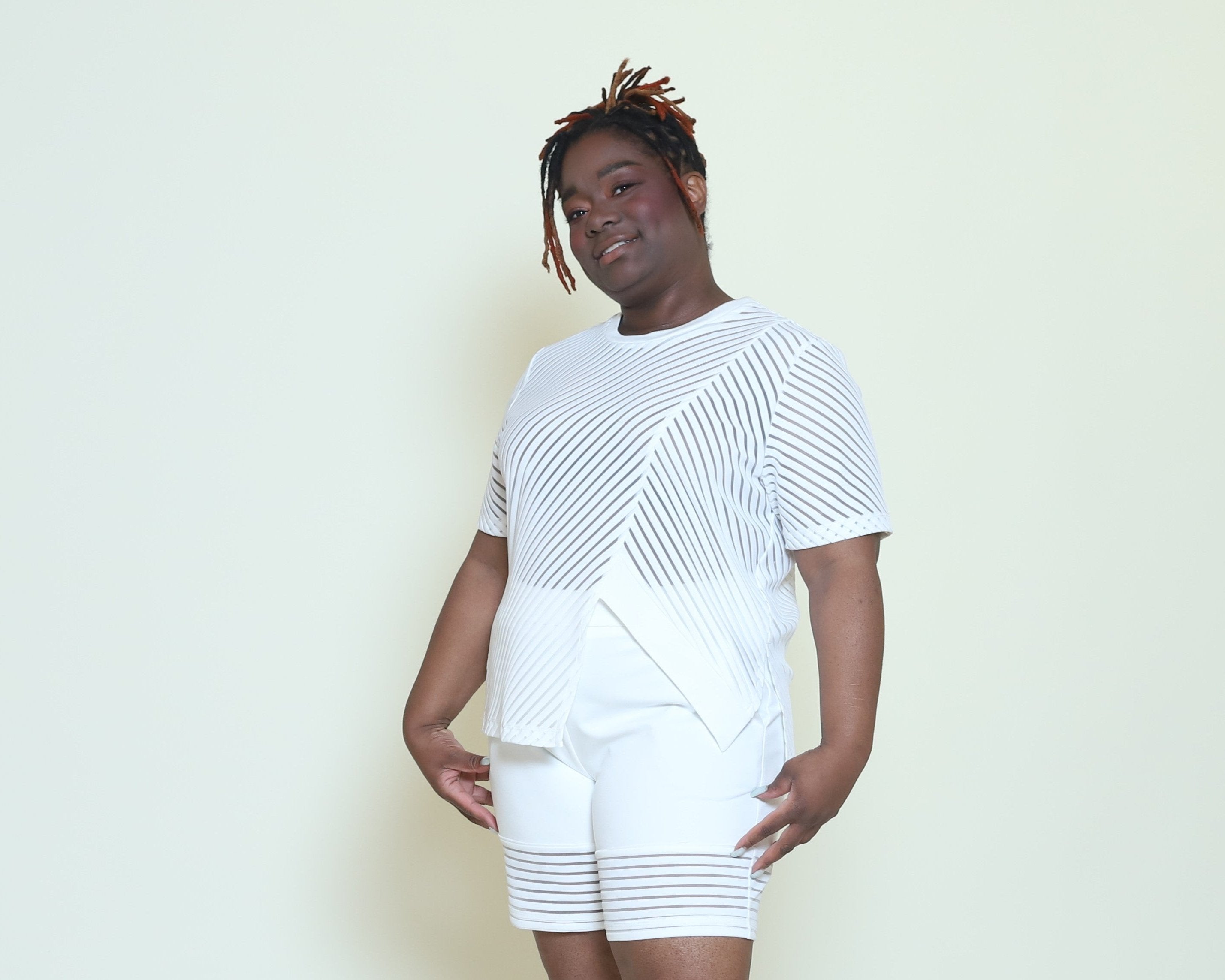 Destiny Classic Stripe Tee (Plus Size)