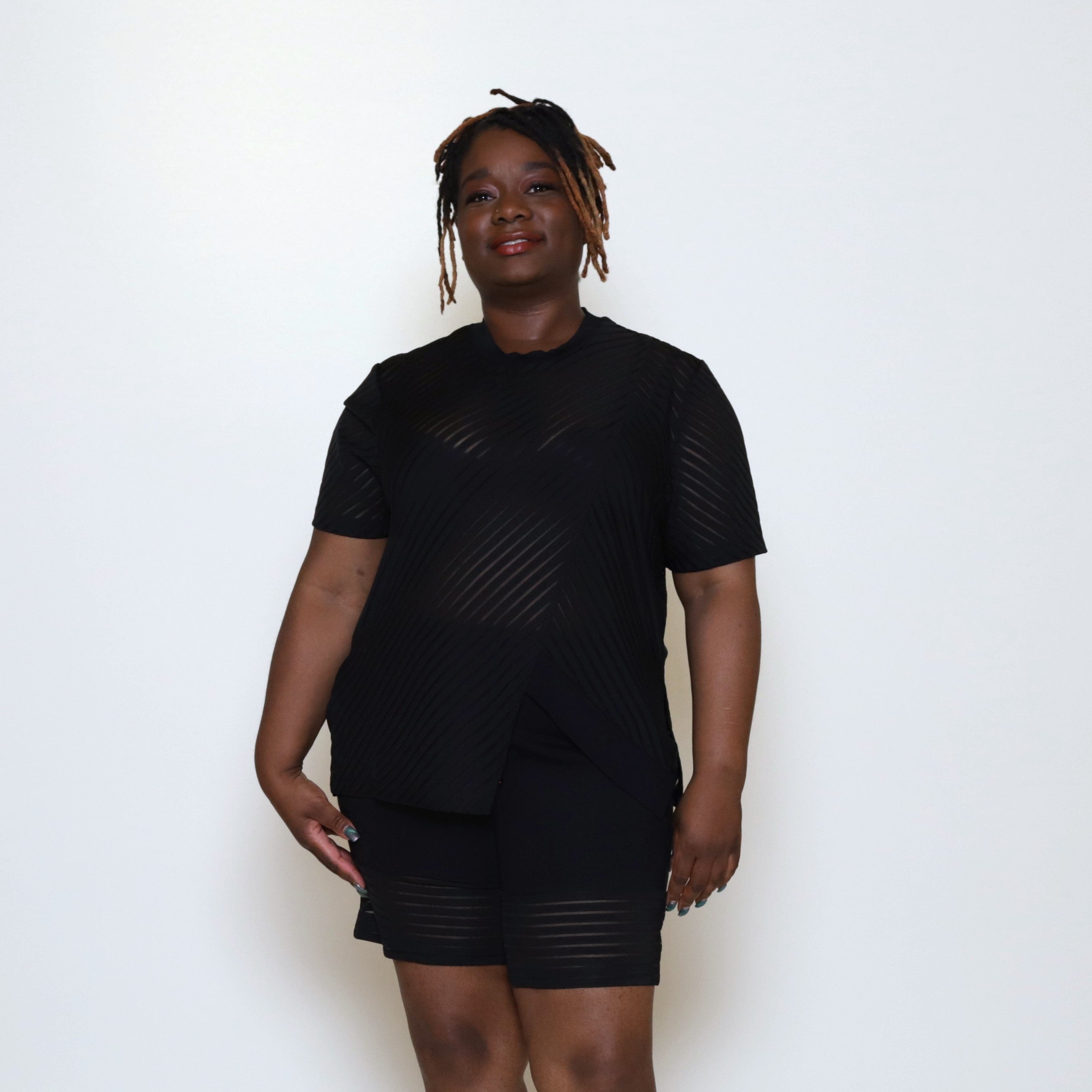 Destiny Classic Stripe Tee (Plus Size)