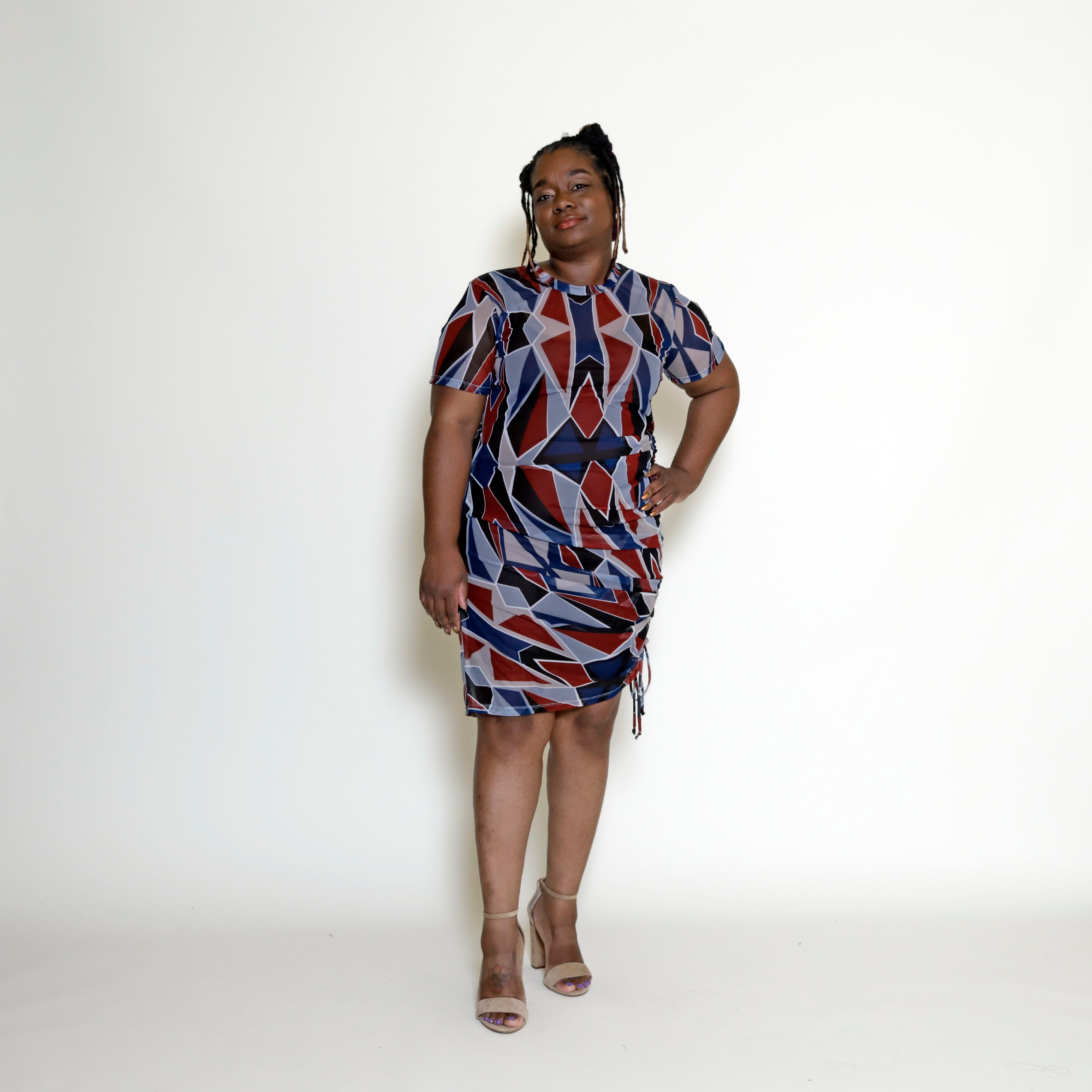 Daniela Mesh Dress Plus Size