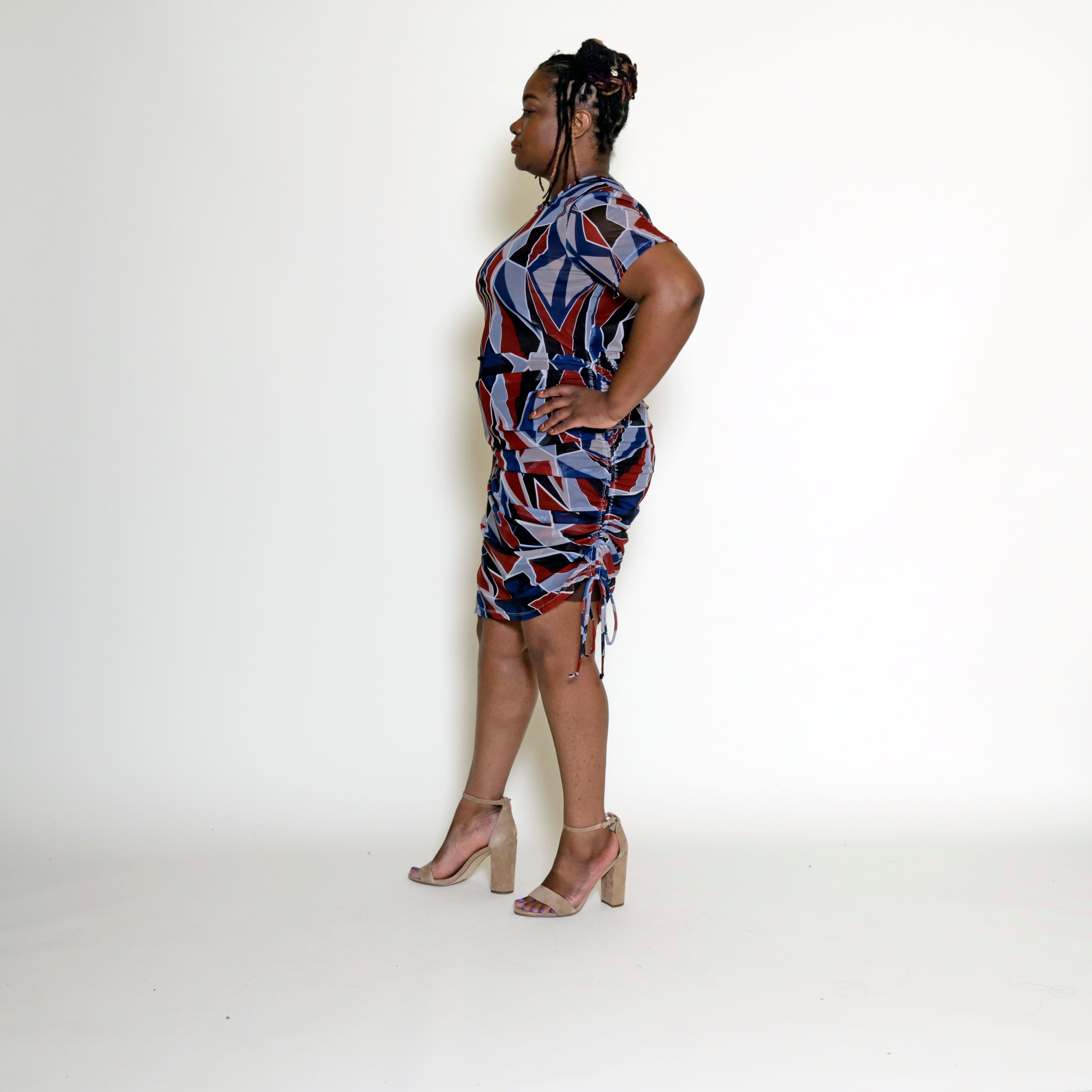 Daniela Mesh Dress Plus Size