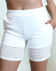 Cindy Shorts With Striped Band