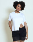 Destiny Crop Cut Out Tee