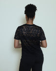 Destiny Lace Cut Out Tee