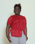 Destiny Classic Lace Tee (Plus Size)