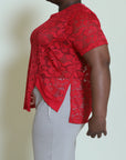 Destiny Classic Lace Tee (Plus Size)