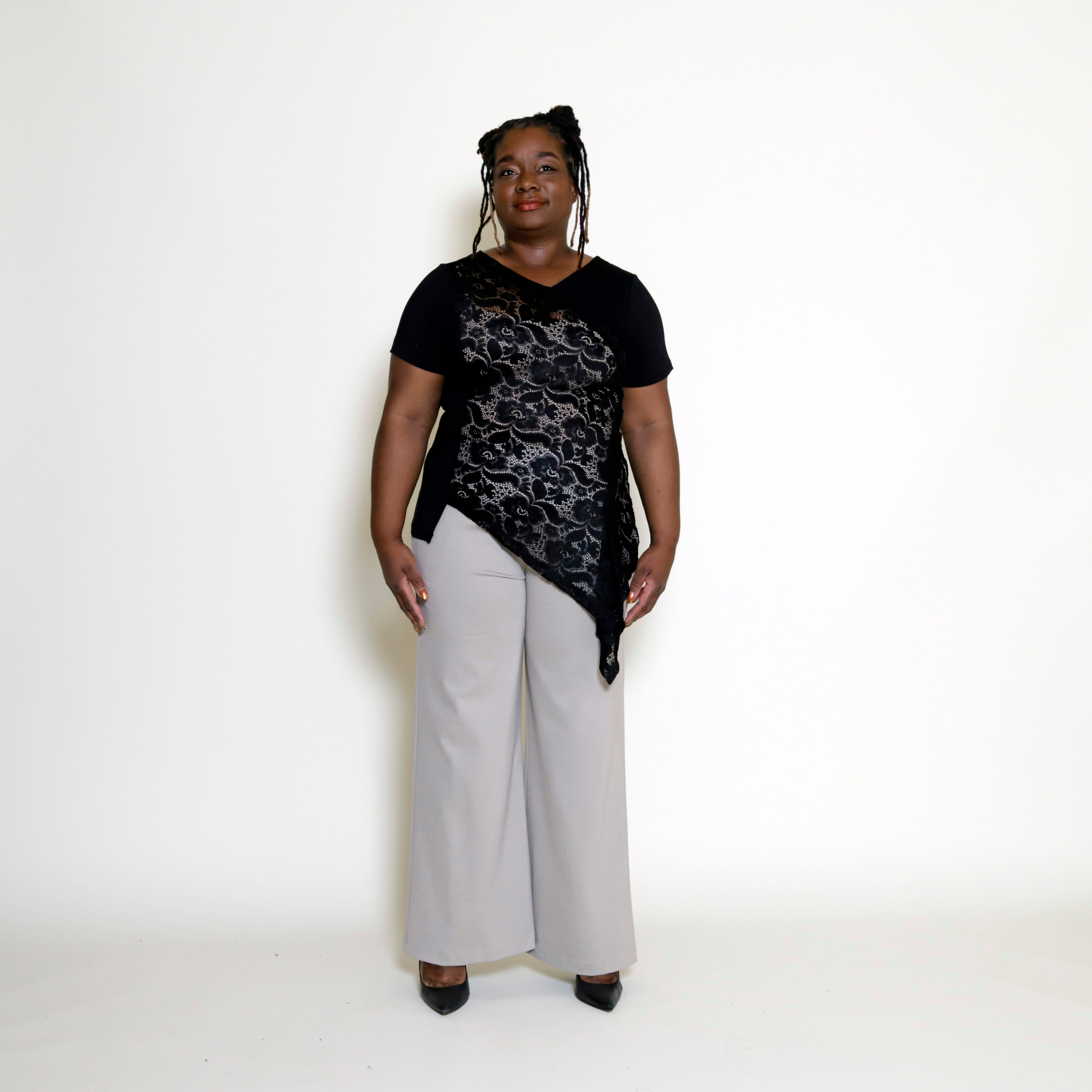 Ellena Lace Top (Plus Size)